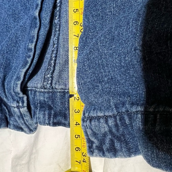 Vintage Size 16W Denim Blue Jean Midi Pencil Skirt for Casual Occasions - Picture 5 of 6